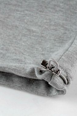 Y2K Aesthetic Cargo Skirt: Coquette Style Grunge Fashion with Solid Color Pocket Pleated Sweatpants