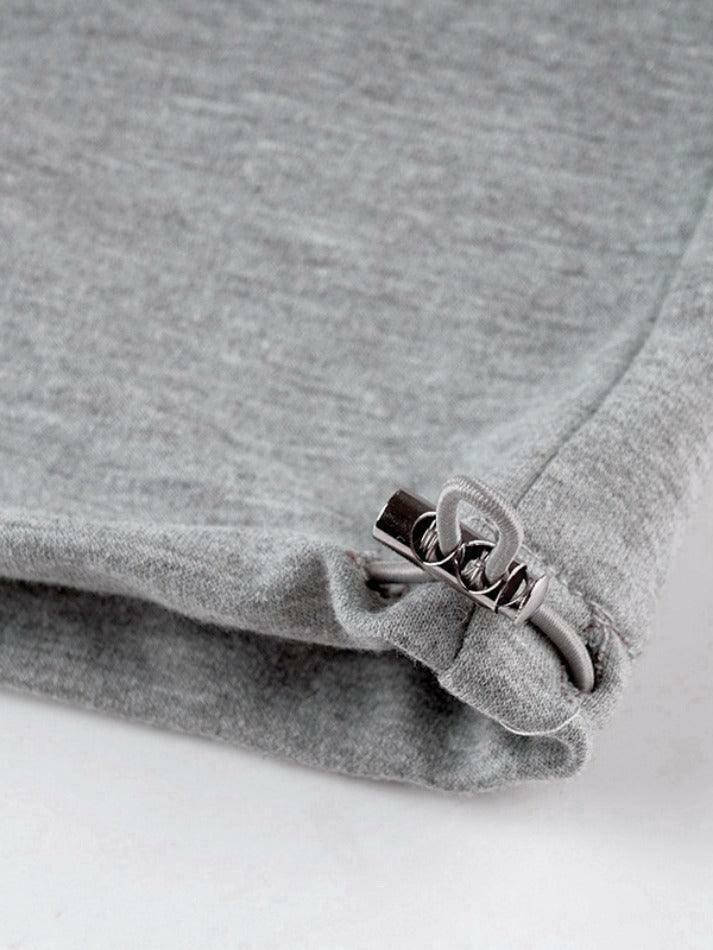 Y2K Aesthetic Cargo Skirt: Coquette Style Grunge Fashion with Solid Color Pocket Pleated Sweatpants Y2K Aesthetic Cargo Skirt: Coquette Style Grunge Fashion with Solid Color Pocket Pleated Sweatpants