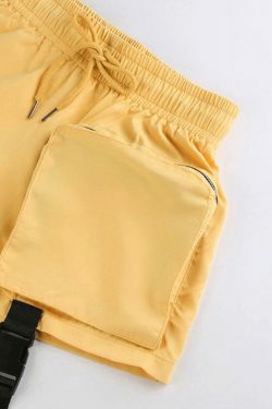 Y2K Aesthetic Cargo Skirt: Coquette Style Grunge Fashion with Street Pocket Detail