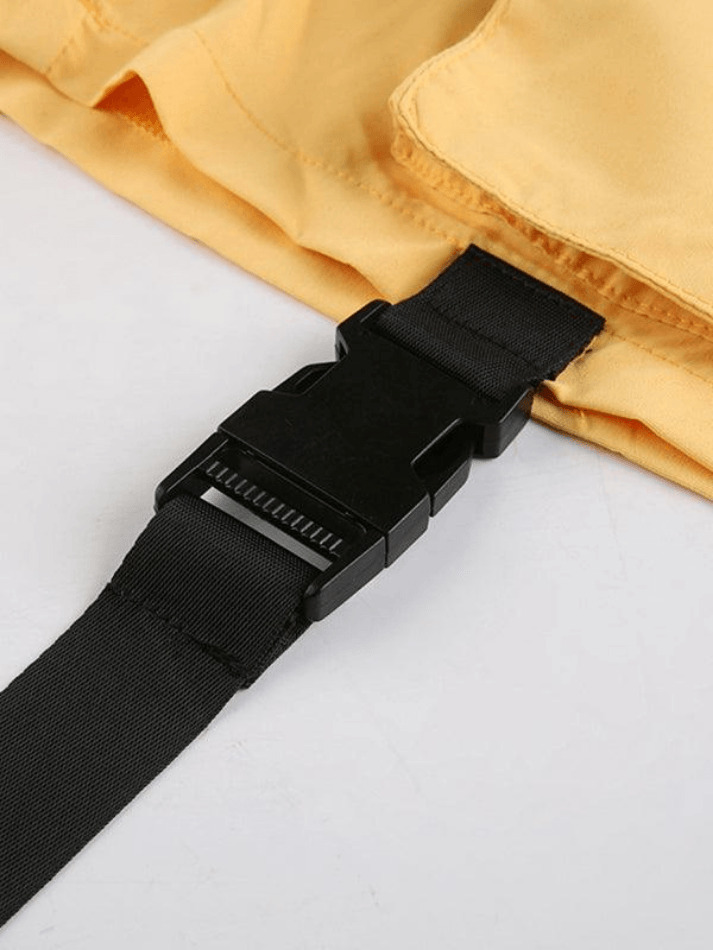 Y2K Aesthetic Cargo Skirt: Coquette Style Grunge Fashion with Street Pocket Detail