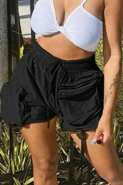 Y2K Aesthetic Cargo Skirt: Coquette Style Grunge Fashion with Street Pocket Detail