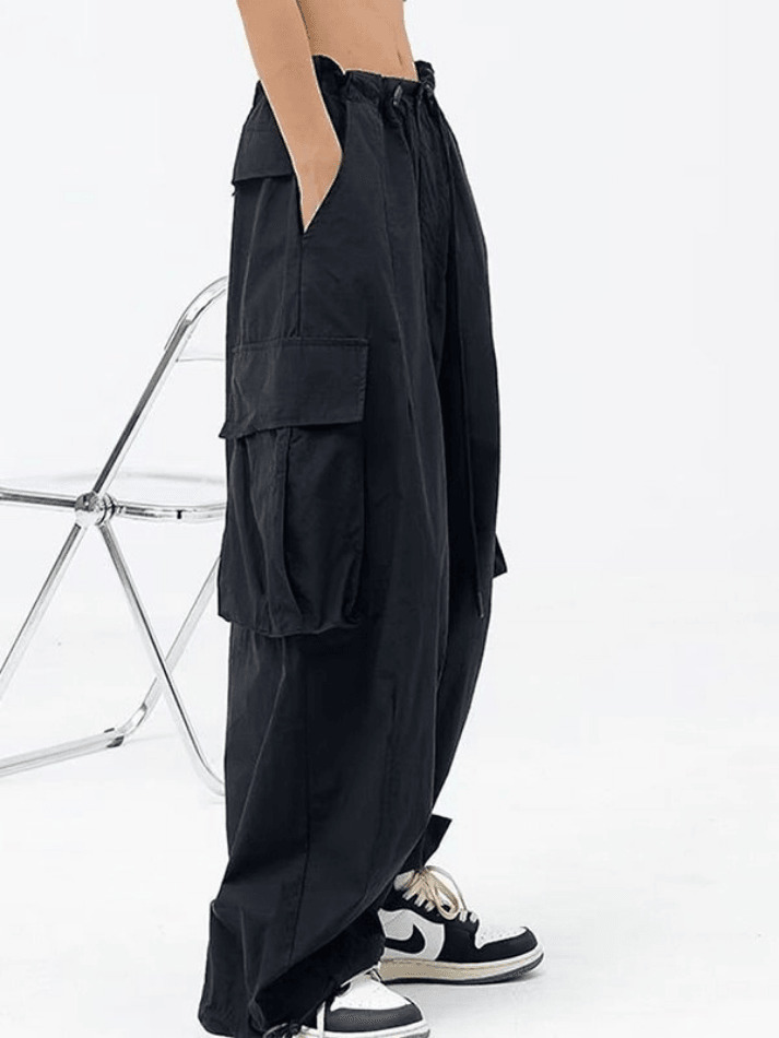 Y2K Aesthetic Cargo Skirt: Coquette Style Grunge Fashion with Street Pocket Patch, Loose Fit