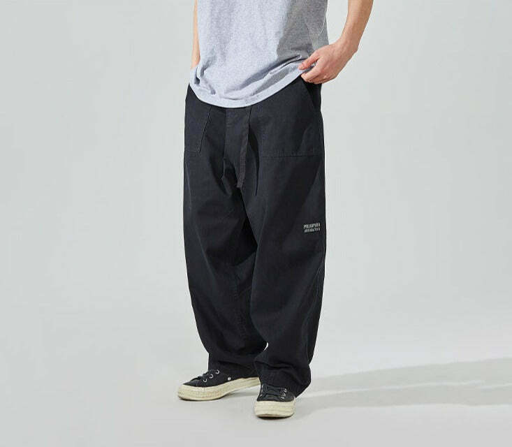 Y2K Aesthetic Cargo Skirt: Coquette Style Grunge Outfit with Loose Fit Skater Pants Y2K Aesthetic Cargo Skirt: Coquette Style Grunge Outfit with Loose Fit Skater Pants