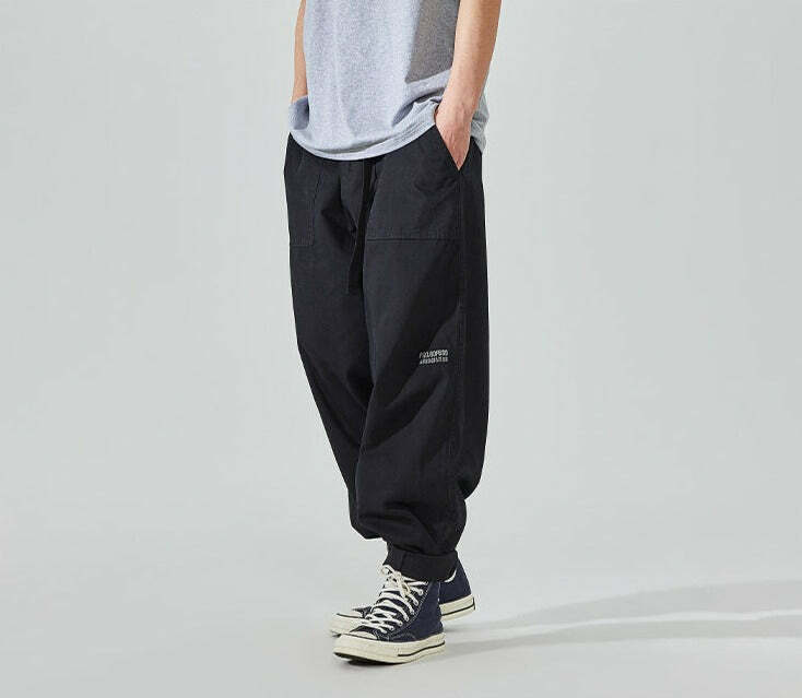 Y2K Aesthetic Cargo Skirt: Coquette Style Grunge Outfit with Loose Fit Skater Pants Y2K Aesthetic Cargo Skirt: Coquette Style Grunge Outfit with Loose Fit Skater Pants