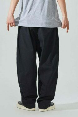 Y2K Aesthetic Cargo Skirt: Coquette Style Grunge Outfit with Loose Fit Skater Pants