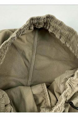 Y2K Aesthetic Cargo Skirt: Coquette Style Grunge Outfit with Pastel Goth Vibes