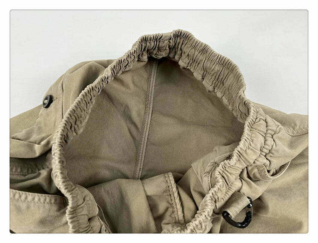 Y2K Aesthetic Cargo Skirt: Coquette Style Grunge Outfit with Pastel Goth Vibes