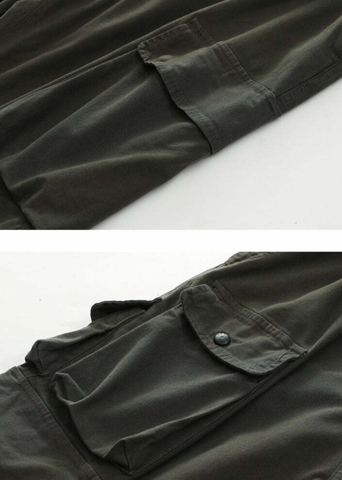 Y2K Aesthetic Cargo Skirt: Coquette Style Grunge Outfit with Pastel Goth Vibes