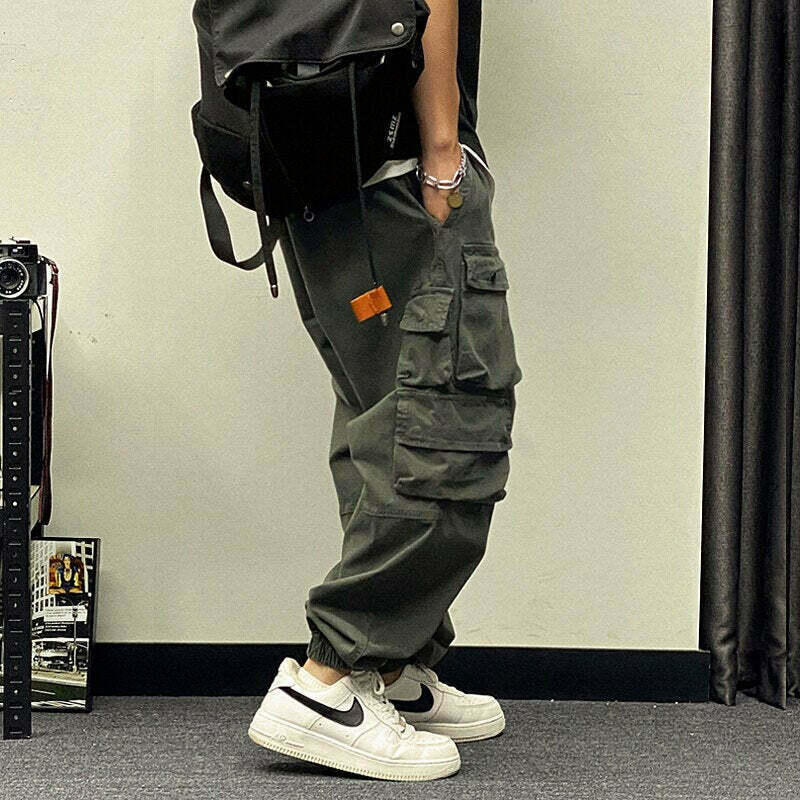 Y2K Aesthetic Cargo Skirt: Coquette Style Grunge Outfit with Pastel Goth Vibes