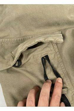 Y2K Aesthetic Cargo Skirt: Coquette Style Grunge Outfit with Pastel Goth Vibes