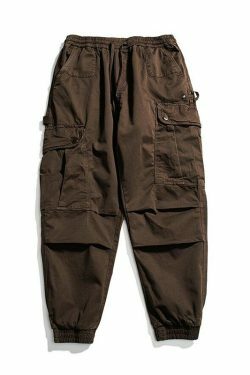 Y2K Aesthetic Cargo Skirt: Coquette Style Grunge Outfit with Pastel Goth Vibes