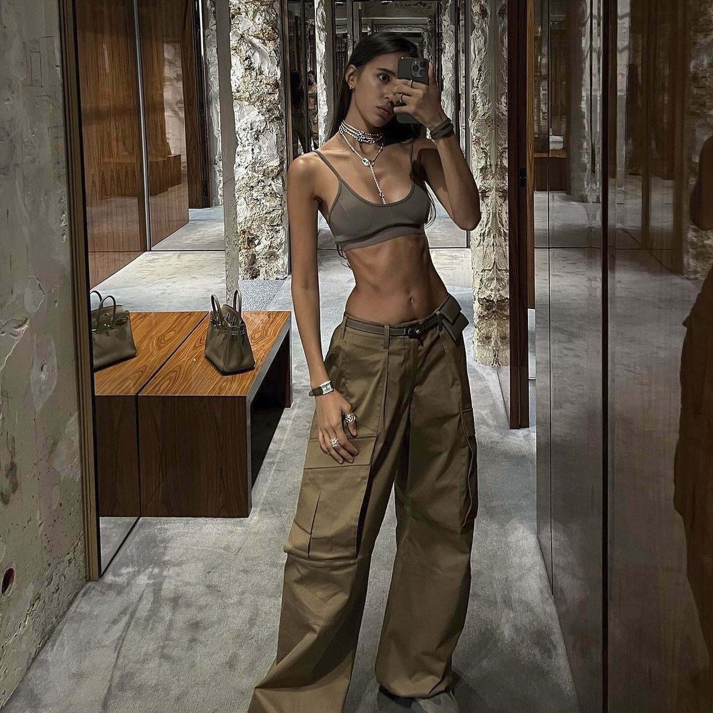 Y2K Aesthetic Cargo Skirt: Coquette Style Grunge Outfit with Retro Low-Waist Loose Woven Pants Y2K Aesthetic Cargo Skirt: Coquette Style Grunge Outfit with Retro Low-Waist Loose Woven Pants