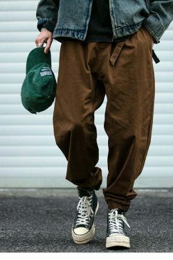 Y2K Aesthetic Cargo Skirt: Coquette Style Utility Joggers for Women