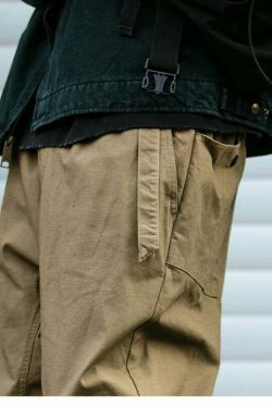 Y2K Aesthetic Cargo Skirt: Coquette Style Utility Joggers for Women