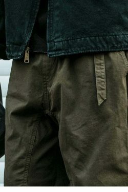 Y2K Aesthetic Cargo Skirt: Coquette Style Utility Joggers for Women