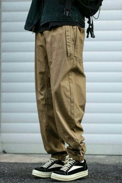 Y2K Aesthetic Cargo Skirt: Coquette Style Utility Joggers for Women