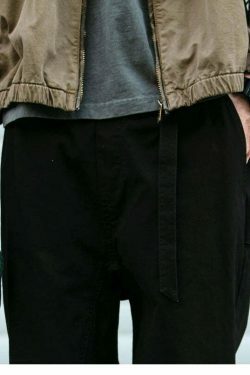 Y2K Aesthetic Cargo Skirt: Coquette Style Utility Joggers for Women