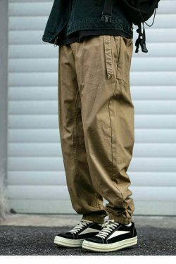 Y2K Aesthetic Cargo Skirt: Coquette Style Utility Joggers for Women