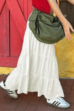 Y2K Aesthetic Cargo Skirt: Coquette Style with Grunge Twist, Perfect for Casual Outfits