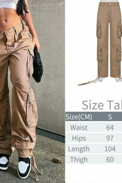 Y2K Aesthetic Cargo Skirt: Coquette Style with Pockets for Women's Fashion