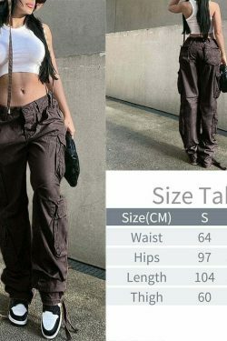 Y2K Aesthetic Cargo Skirt: Coquette Style with Pockets for Women's Fashion