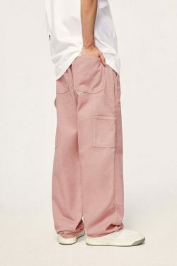 Y2K Aesthetic Cargo Skirt in Coquette Style with Pastel Goth Vibes and Grunge Fashion Influence