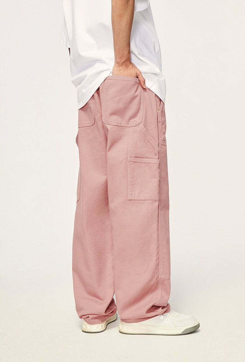 Y2K Aesthetic Cargo Skirt in Coquette Style with Pastel Goth Vibes and Grunge Fashion Influence