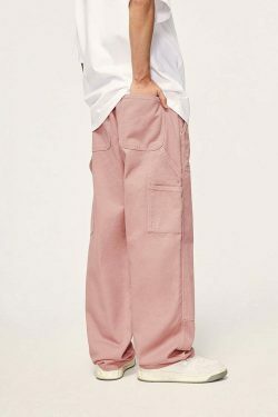 Y2K Aesthetic Cargo Skirt in Coquette Style with Pastel Goth Vibes and Grunge Fashion Influence