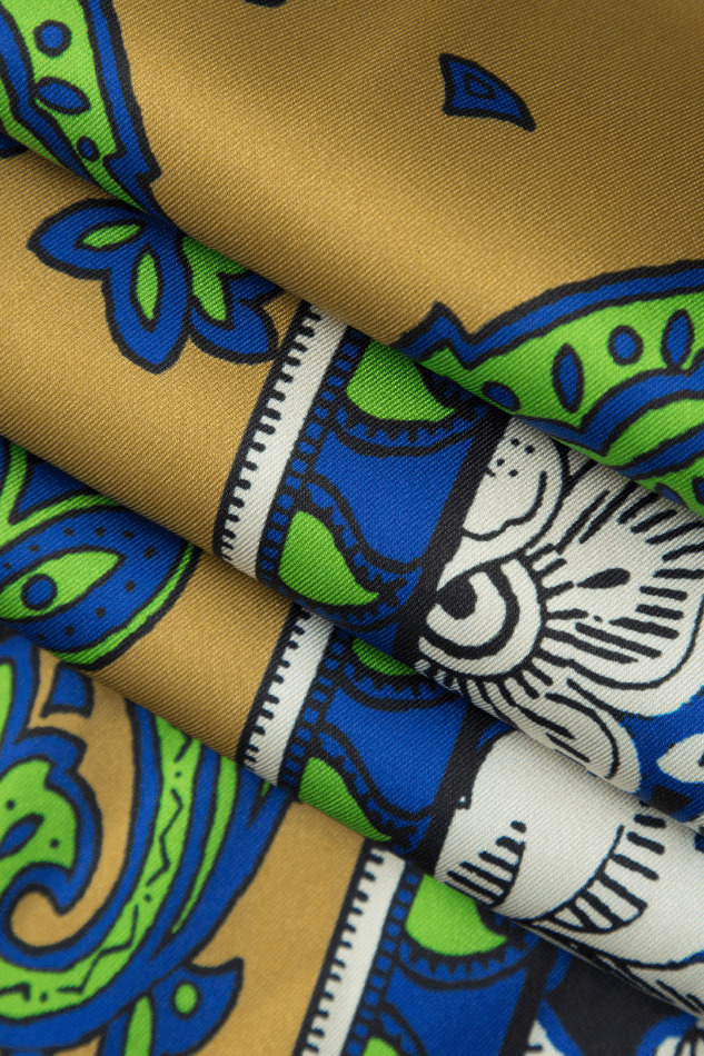 Y2K Aesthetic Cargo Skirt in Paisley Print for Women - Coquette Style Grunge Fashion