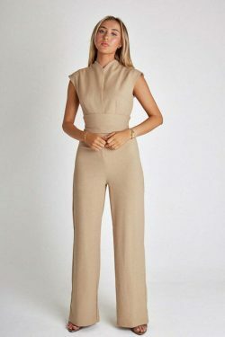 Y2K Aesthetic Cargo Skirt Jumpsuit: Coquette Style Sleeveless Straight Pants Outfit