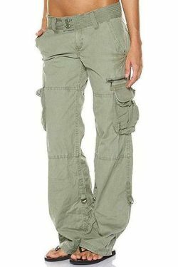 Y2K Aesthetic Cargo Skirt: Low Waist Baggy Parachute Cargo Pants