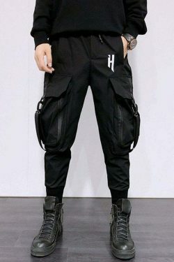 Y2K Aesthetic Cargo Skirt: Oversized Pocket Cargo Pants for Women - Coquette Fashion