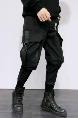 Y2K Aesthetic Cargo Skirt: Oversized Pocket Cargo Pants for Women - Coquette Fashion