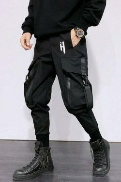 Y2K Aesthetic Cargo Skirt: Oversized Pocket Cargo Pants for Women - Coquette Fashion