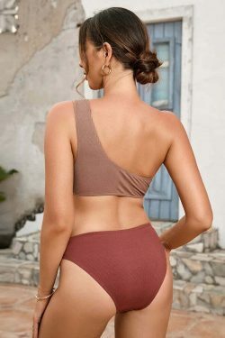 Y2K Aesthetic Cargo Skirt Set with Coquette Style Hoodie - Sexy Color Matching Bikini