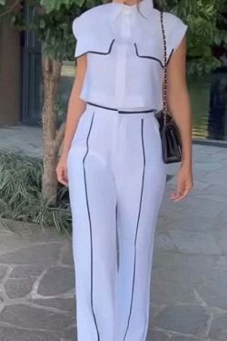 Y2K Aesthetic Cargo Skirt Set with Coquette Style Shirt and Pants - Women's Fashion