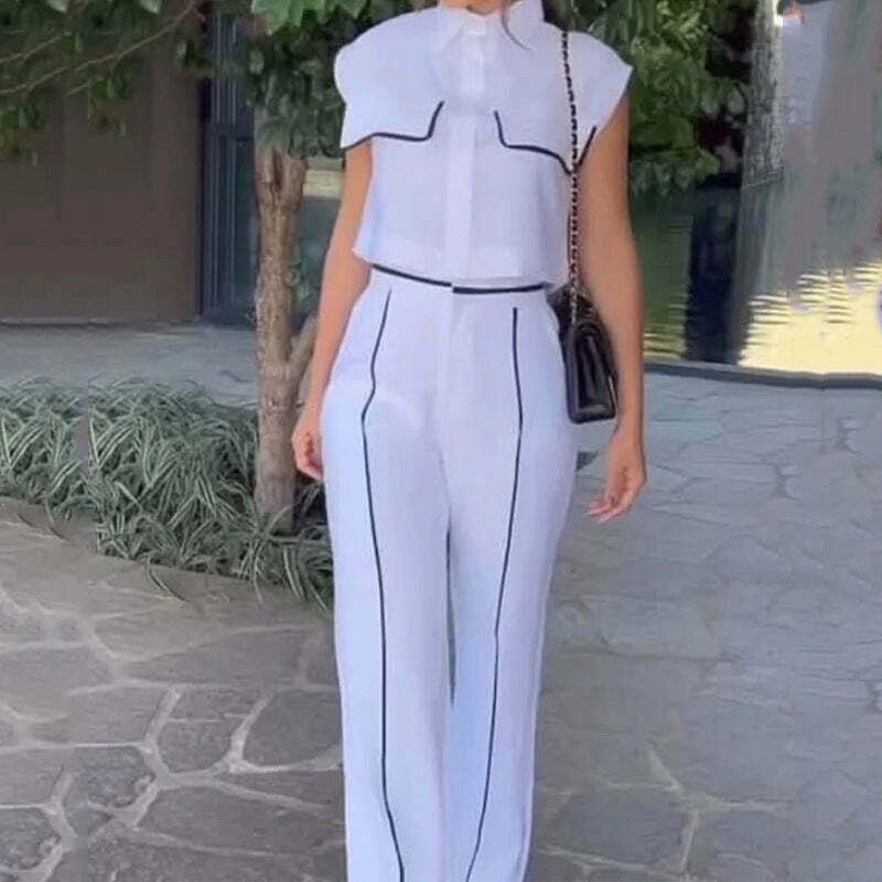 Y2K Aesthetic Cargo Skirt Set with Coquette Style Shirt and Pants - Women's Fashion Y2K Aesthetic Cargo Skirt Set with Coquette Style Shirt and Pants - Women's Fashion