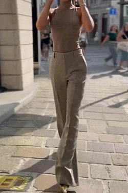 Y2K Aesthetic Cargo Skirt Set with Coquette Style Sleeveless Vest - Grunge Fashion Women's Suit