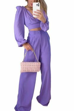 Y2K Aesthetic Cargo Skirt Set with Coquette Style V-Neck Top - Casual Loose Fit