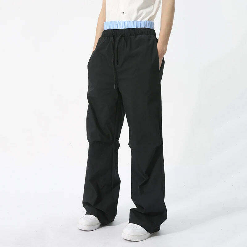 Y2K Aesthetic Cargo Skirt with Boxer Waistband and Pleated Knee Shell