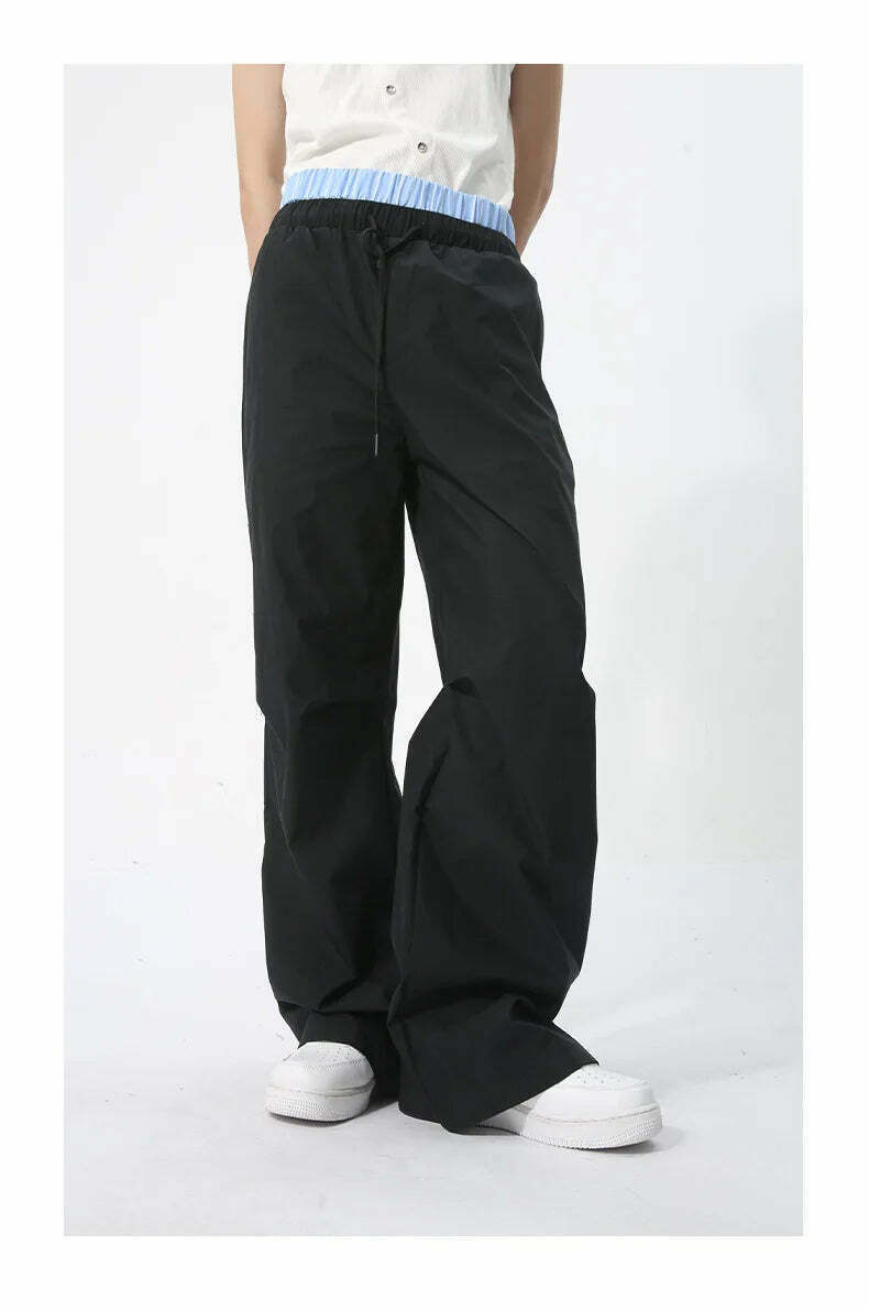 Y2K Aesthetic Cargo Skirt with Boxer Waistband and Pleated Knee Shell