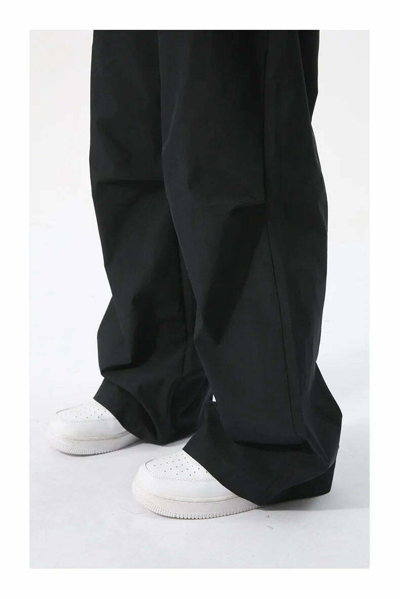 Y2K Aesthetic Cargo Skirt with Boxer Waistband and Pleated Knee Shell