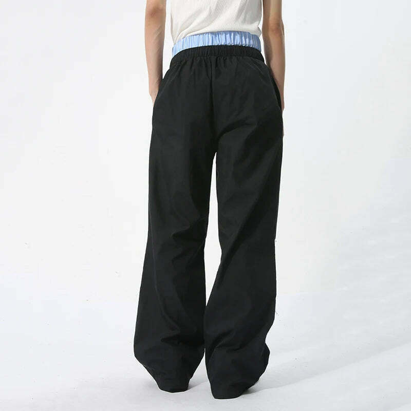 Y2K Aesthetic Cargo Skirt with Boxer Waistband and Pleated Knee Shell