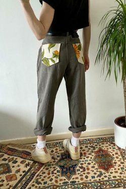 Y2K Aesthetic Cargo Skirt with Casual Floral Print for Women - Coquette Style Grunge Fashion