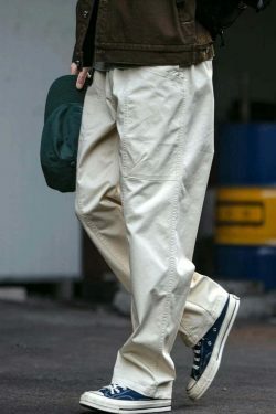 Y2K Aesthetic Cargo Skirt with Coquette Style and Grunge Vibes - Straight Leg Belted Workwear Pants