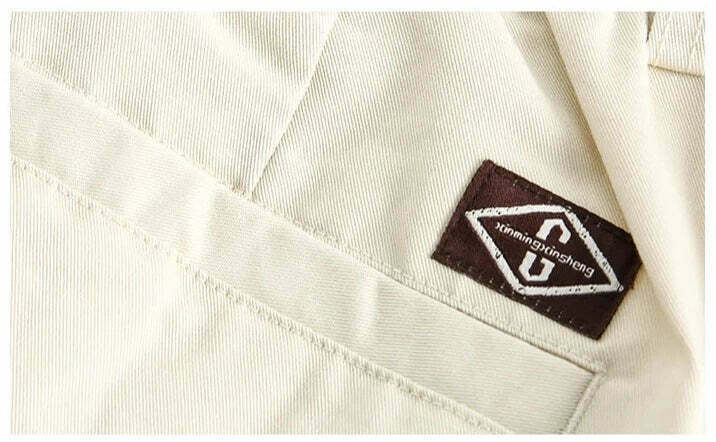 Y2K Aesthetic Cargo Skirt with Coquette Style and Grunge Vibes - Straight Leg Belted Workwear Pants Y2K Aesthetic Cargo Skirt with Coquette Style and Grunge Vibes - Straight Leg Belted Workwear Pants