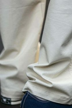 Y2K Aesthetic Cargo Skirt with Coquette Style and Grunge Vibes - Straight Leg Belted Workwear Pants