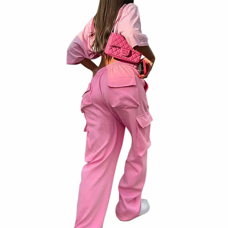 Y2K Aesthetic Cargo Skirt with Elastic Waist Straps and Drawstring - Coquette Grunge Fashion