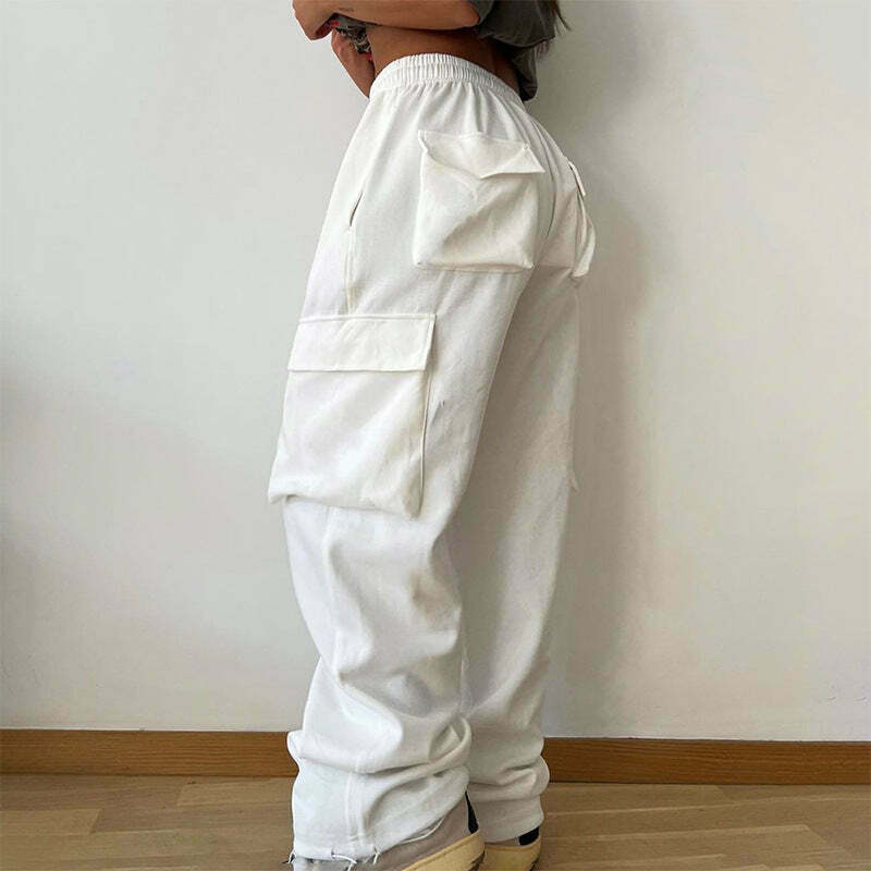 Y2K Aesthetic Cargo Skirt with Elastic Waist Straps and Drawstring - Coquette Grunge Fashion