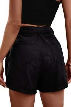 Y2K Aesthetic Cargo Skirt with Multi Pocket Design for Women's Fashion